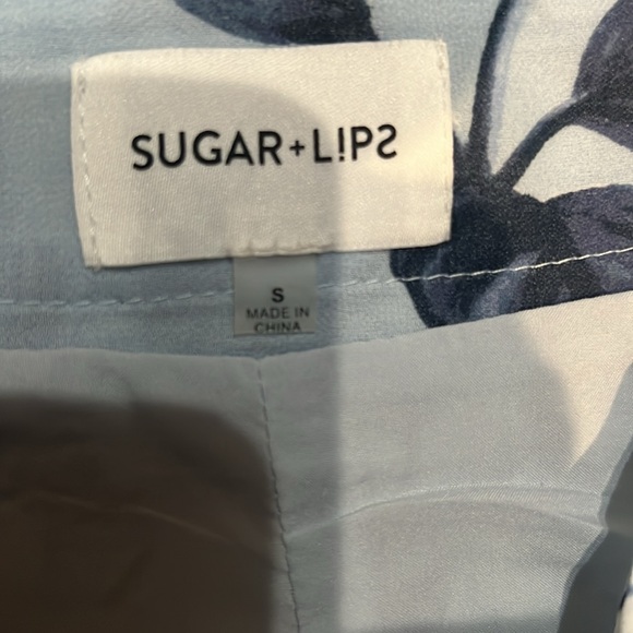 Midi Skirt shades of Blue & White. Small - Picture 5 of 5